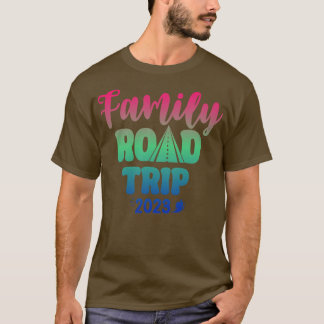 T-shirt Voyage en famille 2023 Voyage Famille vacances Sum