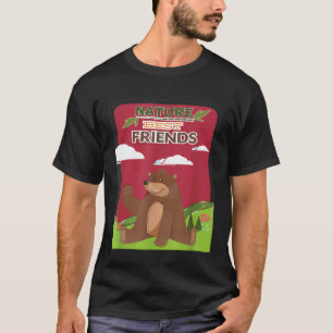 T-shirt Voyage en famille Camping Randonnée Extérieur Natu