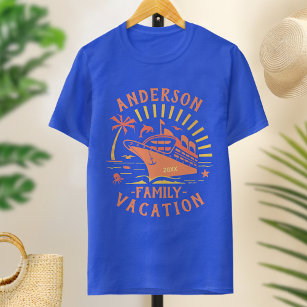 T-shirt Voyage en famille croisière en bateau   Personnali
