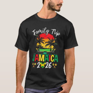 T-shirt Voyage en famille en Jamaïque 2026 Vacances en Jam