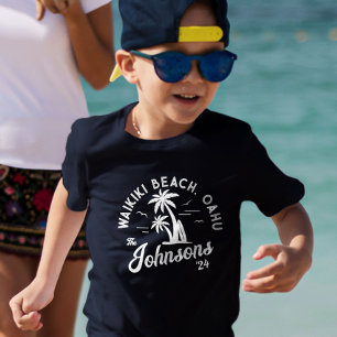 T-shirt Voyage en famille sur mesure Summer Beach Group Tr