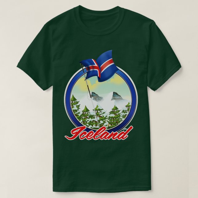 T-shirt Voyage en Islande (Design devant)