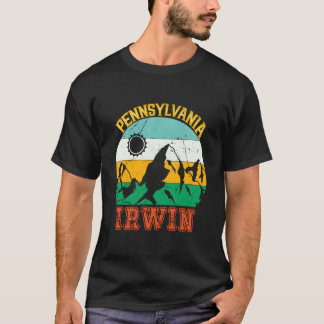 T-shirt Voyage en Pennsylvanie Campg Trip Irwin Pa