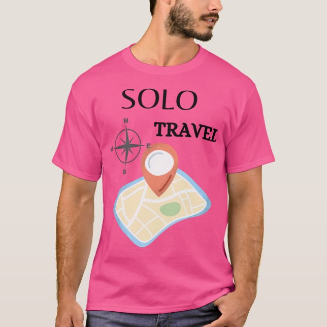 T-shirt Voyage en solo (Devant)