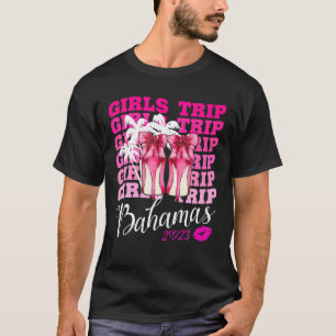 T-shirt Voyage entre filles aux Bahamas 2023 pour le week-