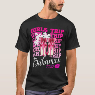 T-shirt Voyage entre filles aux Bahamas 2023 pour le week-
