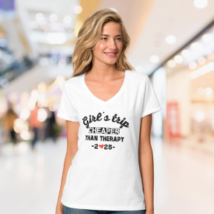 T-shirt Voyage entre filles moins cher que la thérapie