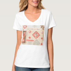 T-shirt Voyage et Lumière Chaude – Tee Vintage Art à Encol