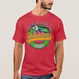 T-shirt voyage explorer la Zambie fabuleuse