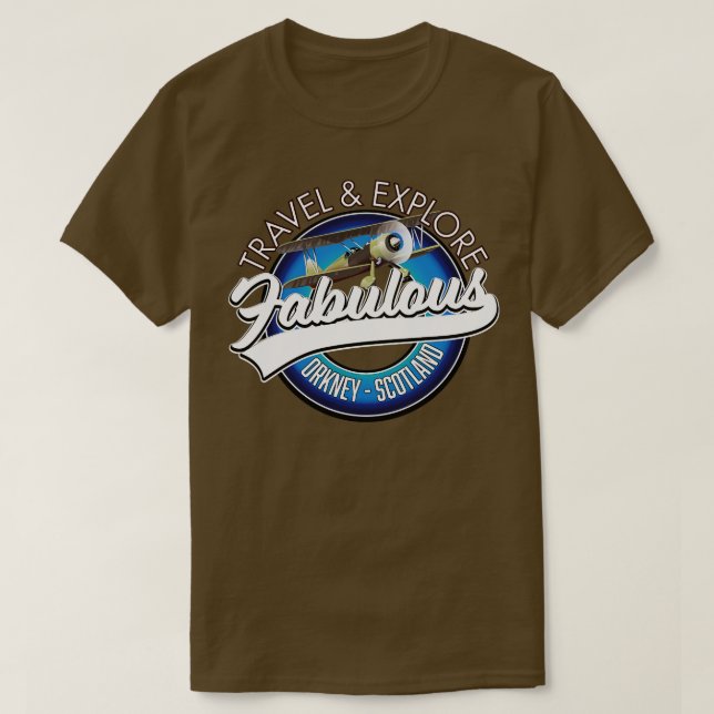 T-shirt voyage explorer les Ecosse fabuleuses Orkney (Design devant)