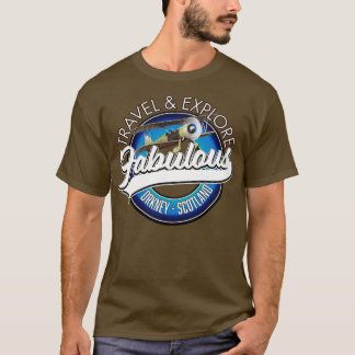 T-shirt voyage explorer les Ecosse fabuleuses Orkney
