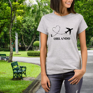 T-shirt Voyage Famille Vacances Avion & Lieu Personnalisé
