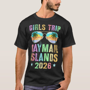 T-shirt Voyage Filles Enfants Îles Caïmans 2026 Croisière