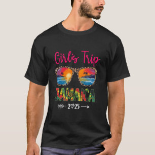 T-shirt Voyage Filles Jamaïque 2025 Week-end Filles Vacanc