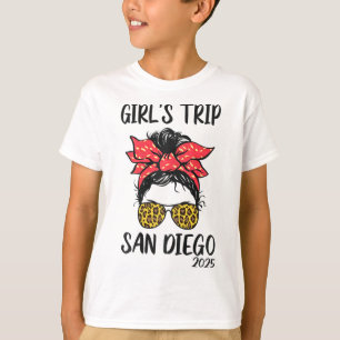 T-shirt Voyage Filles San Diego 2025 Vacances Filles Week-