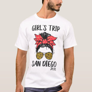 T-shirt Voyage Filles San Diego 2025 Vacances Filles Week-