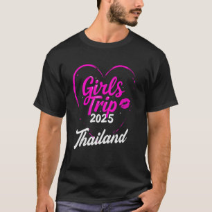 T-shirt Voyage Filles Thaïlande 2025 Weekend Vacances Anni