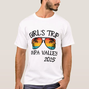 T-shirt Voyage Filles Vallée de Napa 2025 Vacances d'Été C
