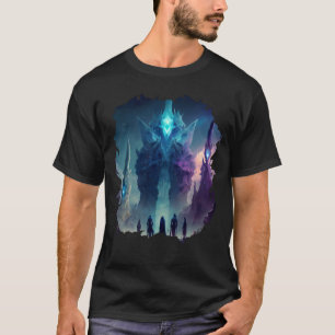 T-shirt Voyage futuriste de la planète alien mystique