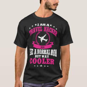 T-shirt Voyage Hacker Maman Vêtements Pour Femmes