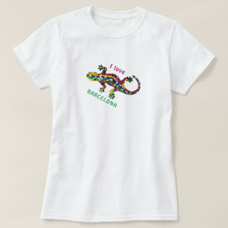T-Shirt Voyage I - J'aime Barcelona Cadeau Tourist