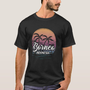 T-shirt Voyage Indonésie vintage Asie Bornéo
