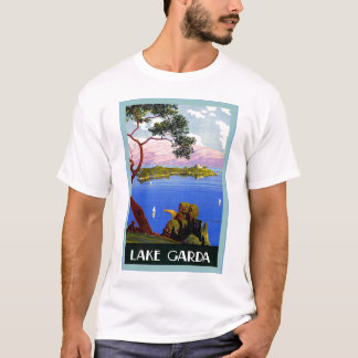 T-shirt Voyage italien vintage de ~ de policier de lac