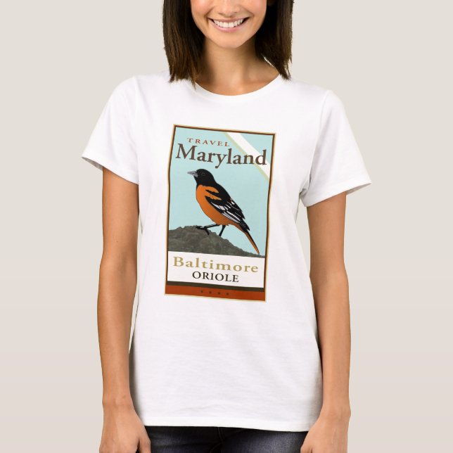 T-shirt Voyage le Maryland (Devant)