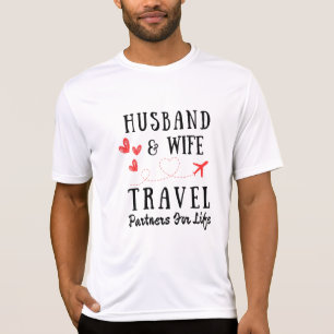 T-shirt Voyage Mari & Femme, Pour Vacances & Anniversaire