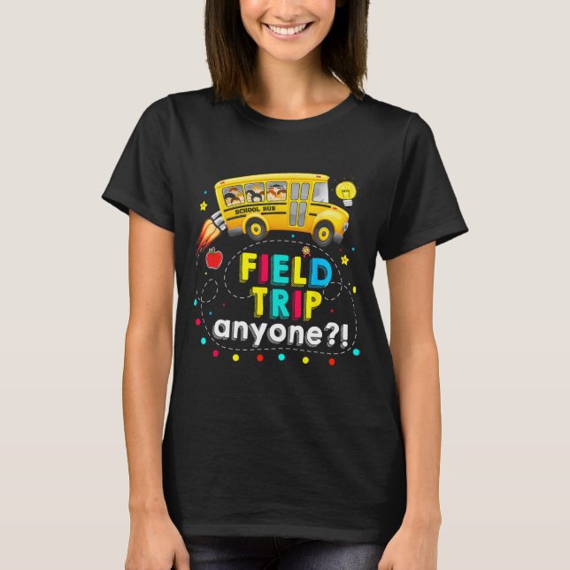 T-shirt Voyage N'Importe Qui Magic School Bus Enseignant J (Devant)