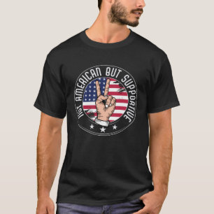T-shirt Voyage non américain mais de soutien touristique U
