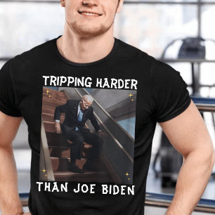 T-shirt Voyage plus dur que Joe Biden
