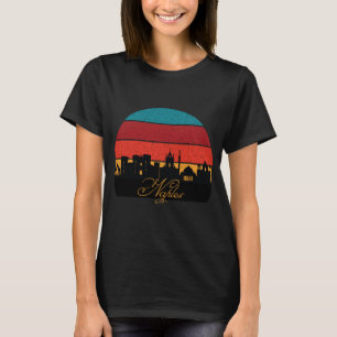 T-shirt Voyage Rétro Naples Italie Vesuvius