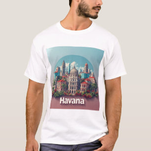 T-shirt Voyage Rétro Vintage La Havane