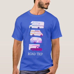 T-shirt VOYAGE ROUTIER Campervan vanlife RV Trailer PERSON