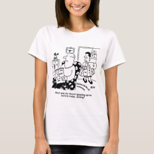 T-shirt Voyage shopping. Enregistrez les dépenses. Dépasse