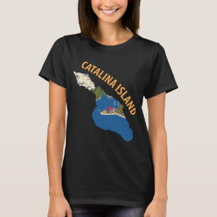 T-shirt Voyage sur la côte bleue de l'île Catalina