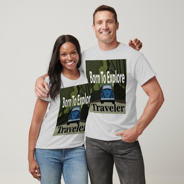 T-shirt Voyage sur la route (Unisexe)