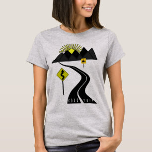 T-shirt voyage sur la route