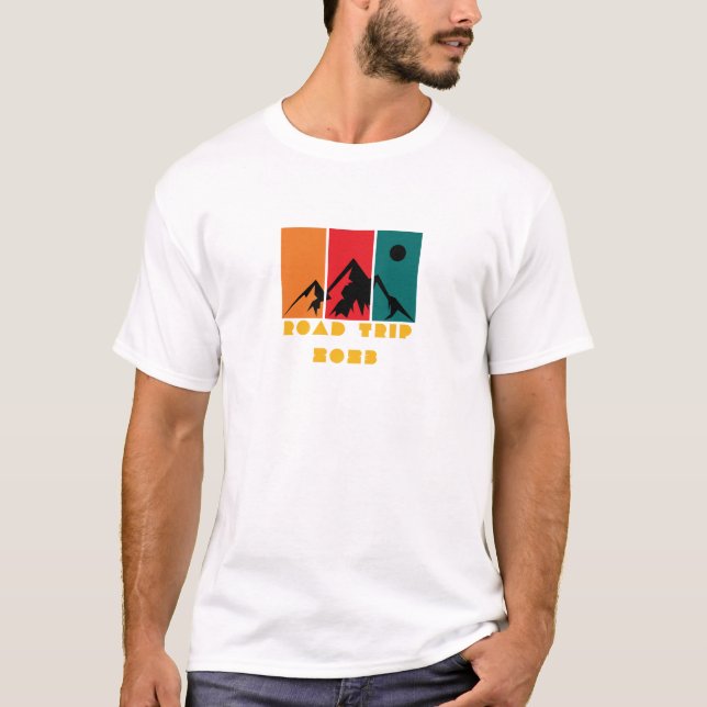 T-shirt Voyage sur la route de la Réunion familiale 2023 C (Devant)