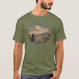 T-shirt Voyage sur la route de l'Ouest vintage 
