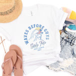 T-shirt Voyage sur mesure Destination Summer Beach Group<br><div class="desc">Préparez-vous pour votre prochain voyage de filles avec notre t-shirt de destination personnalisable! Ce tee confortable vous permet de représenter votre destination (ville,  état,  plage !) et votre année dans le style. Parfait pour créer des souvenirs inoubliables et capturer des photos de vacances hilarantes.</div>