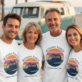 T-shirt Voyage sur mesure en famille