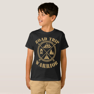 T-shirt Voyage sur route guerrier T chemise Design