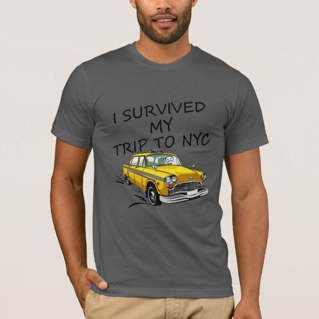 T-shirt Voyage survécu NYC Funny (Devant)