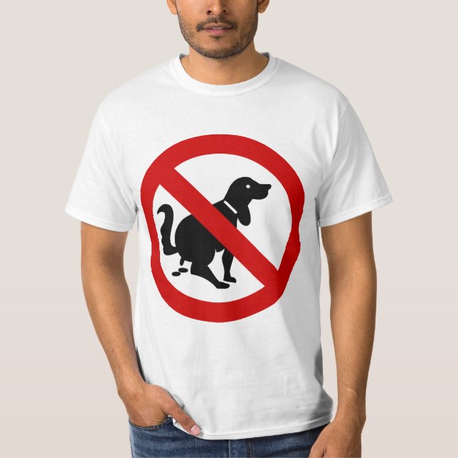 T-shirt VOYAGE ⚠ THAÏE NO DOG Fouling ⚠ (Devant)