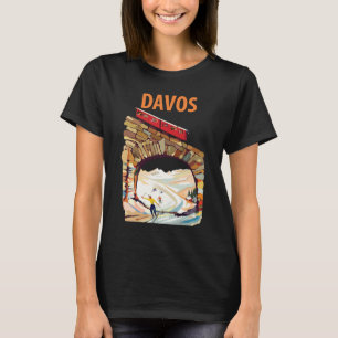 T-shirt Voyage Tunnel de Ski Davos Suisse