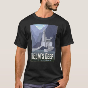T-shirt Voyage vers Helm's Deep et visite de Hornburg et G