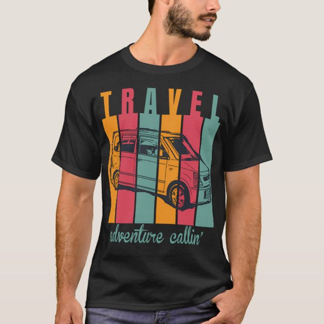 T-shirt Voyage vers l'aventure (Devant)