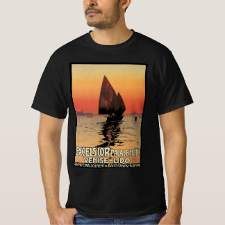 T-shirt Voyage Vintage, Bateaux au Excelsior Palace Venise